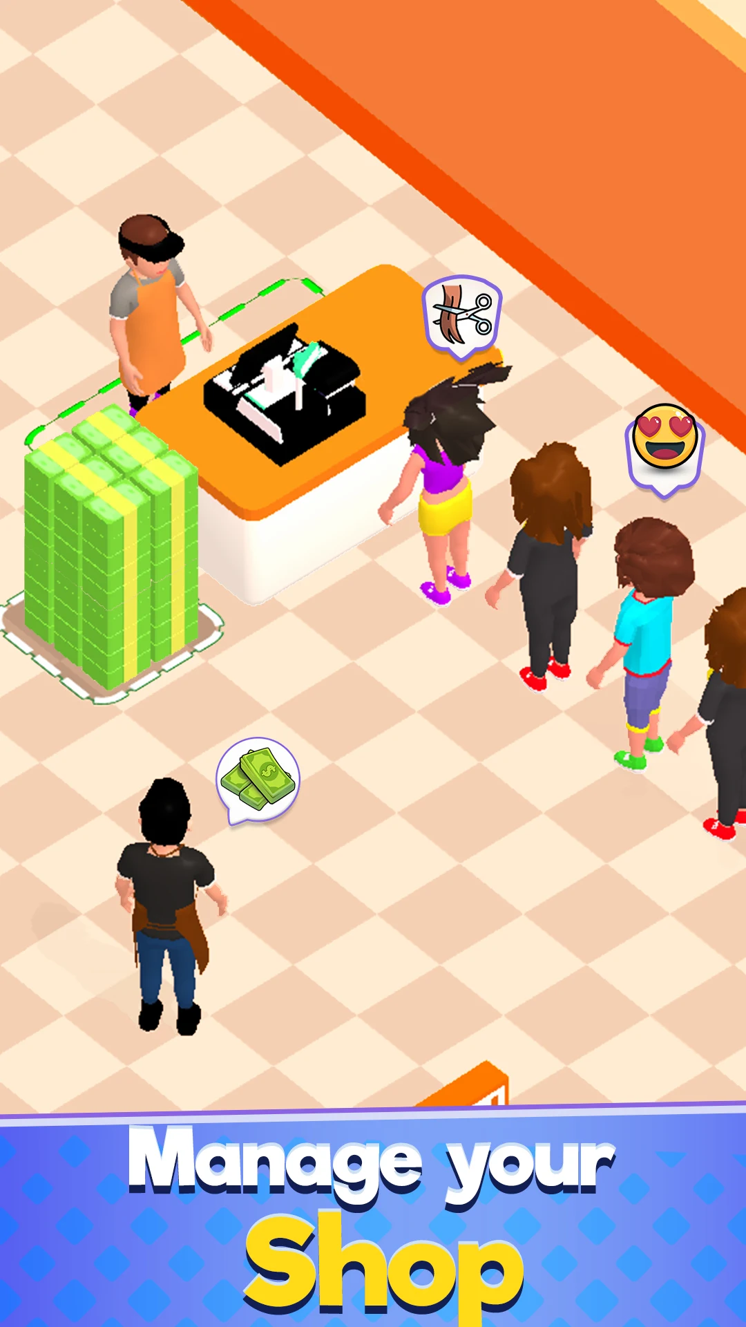 Idle Barber Salon screenshot